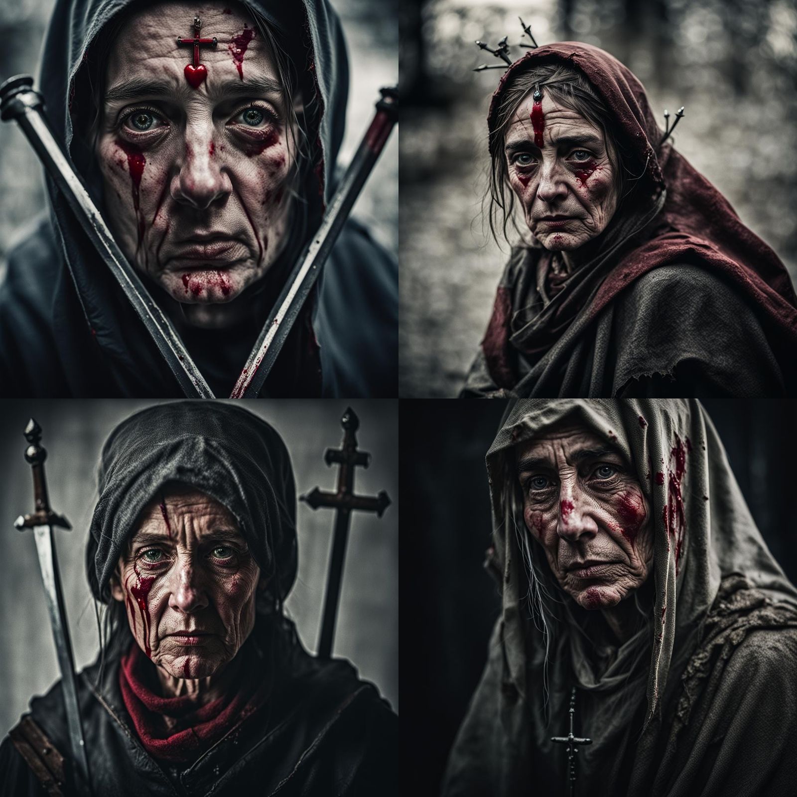 Bleeding Heart Mary: Portrait of Seven Sorrows