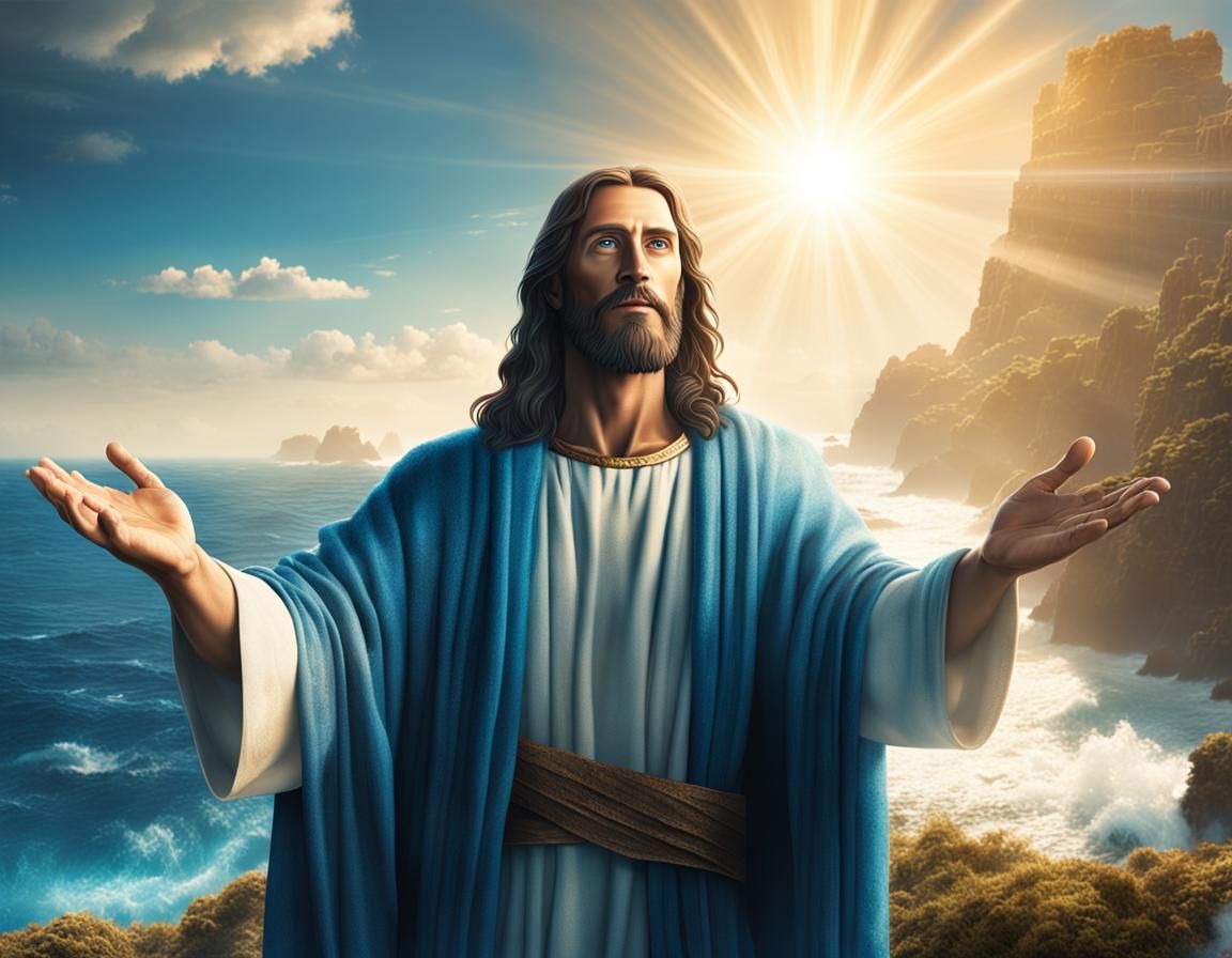 Jesus Christ Welcomes All: A Digital Matte Painting