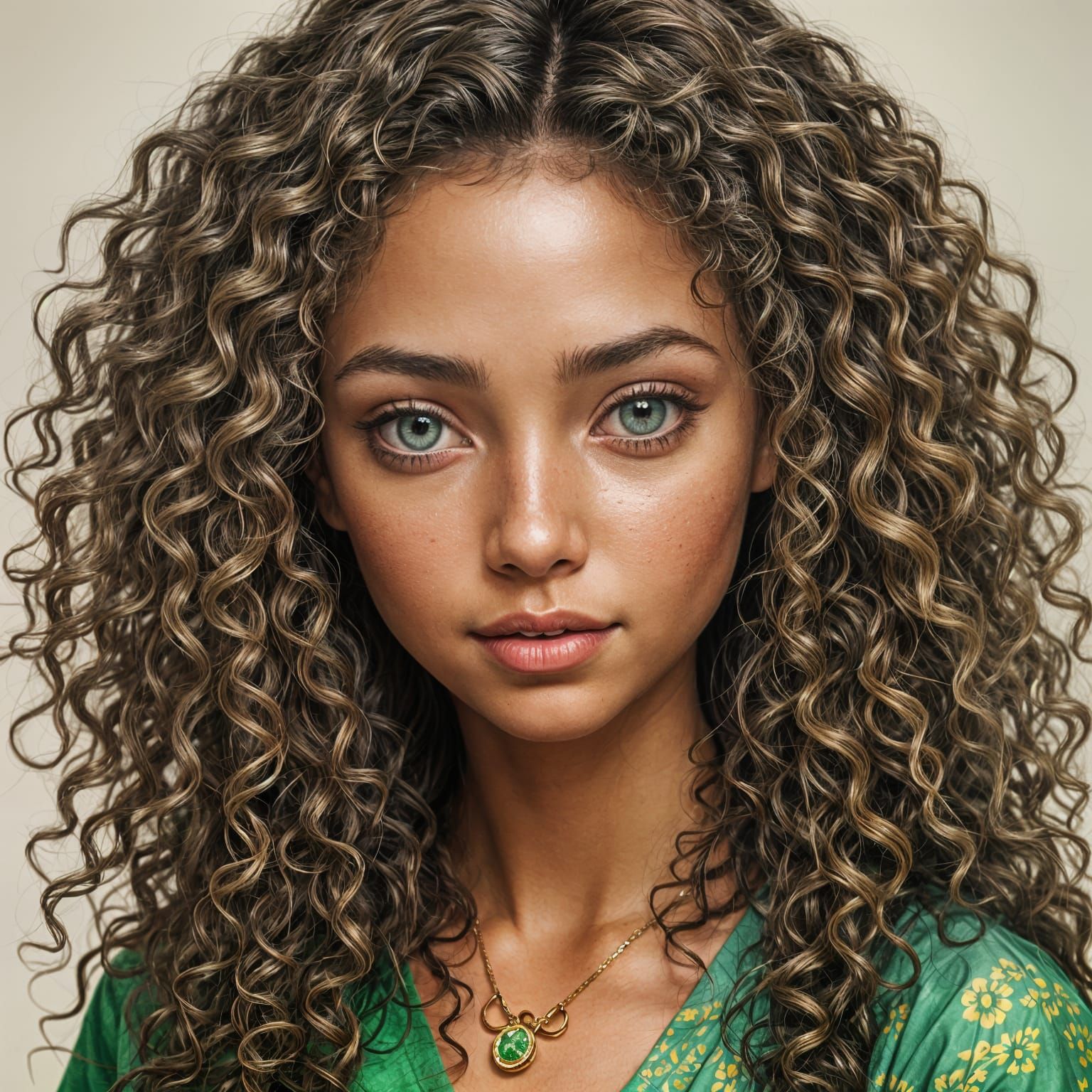 Charming Photorealistic Portrait of Isabella