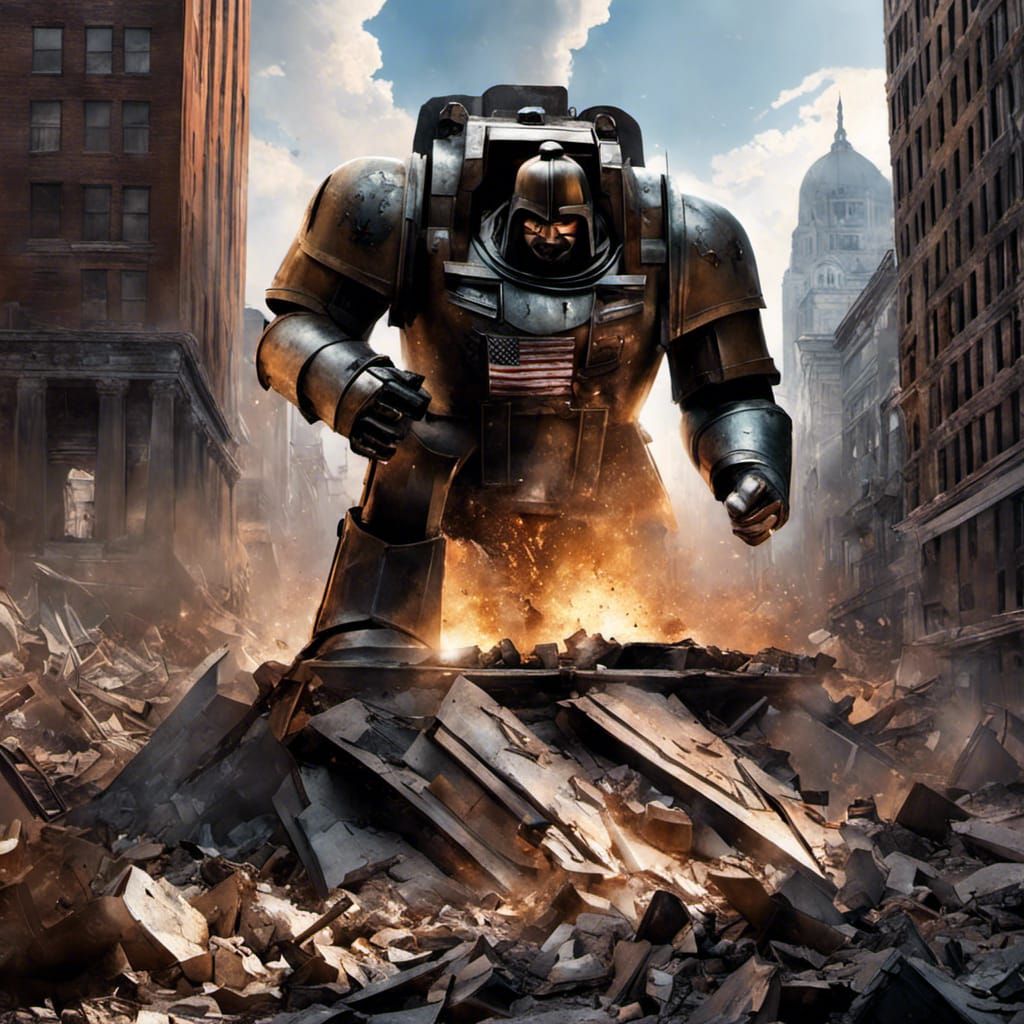 Apocalyptic Philadelphia: Liberty Bell in Ruins