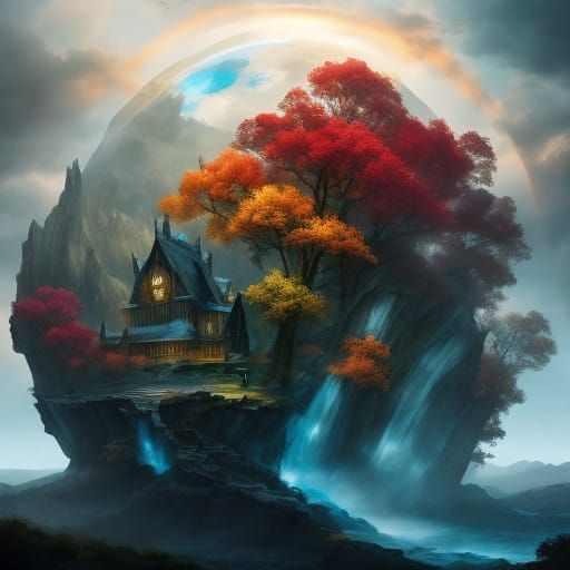 Hyperreal Aetherveil in Dreamlike DS8 Aesthetic