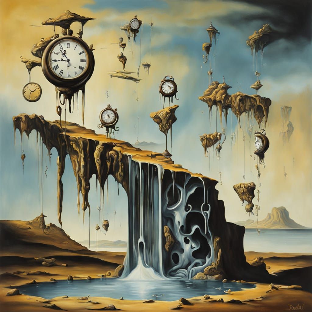 a melting clocks