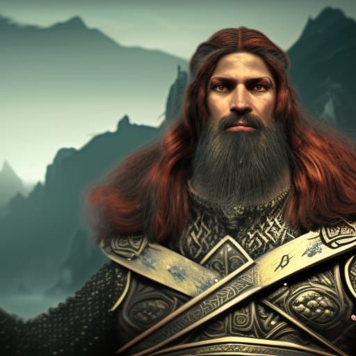 Fantastical Norse Landscape in Deep Color