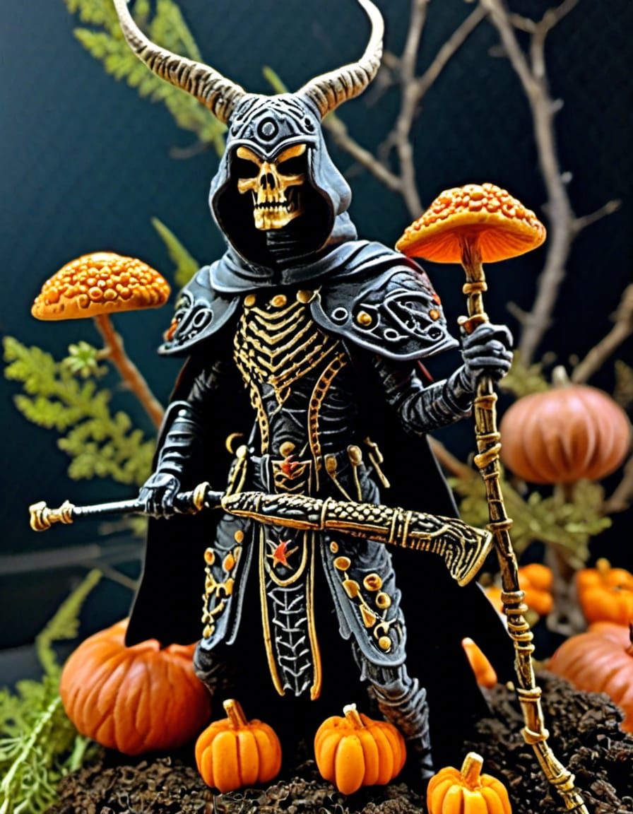 Mystical Witch GI Joe Action Figure in 3D