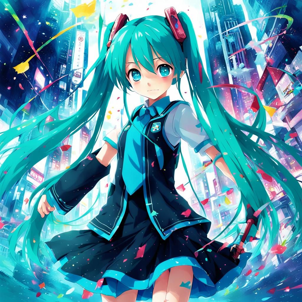 Hatsune Miku Anime Key Visual