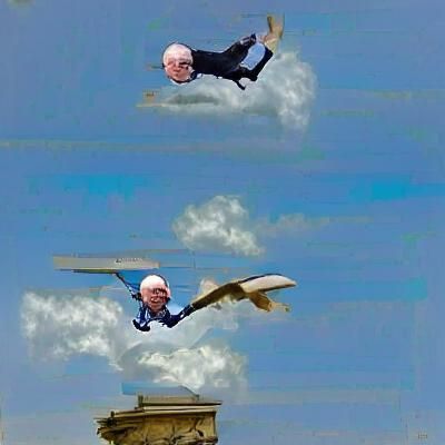 Bernie Sanders Takes Flight as a Bird