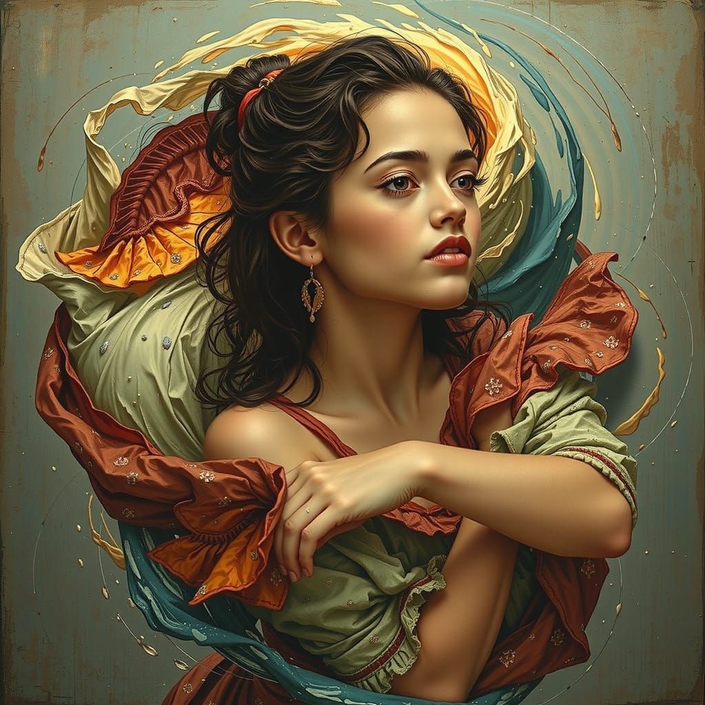 Dynamic Swirling Vortex of Energy and Motion