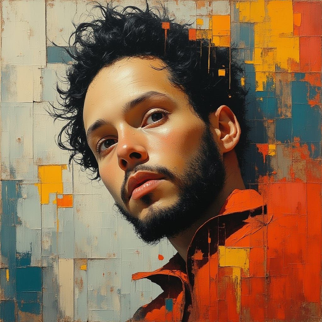 Stephen Curry as Gary Dourdan in Soft Oil Painting Style