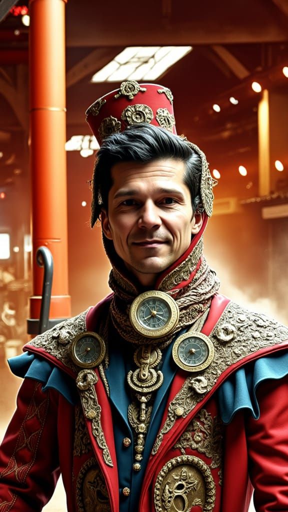 Victorian Timekeeper Unveiled in Foggy Streets