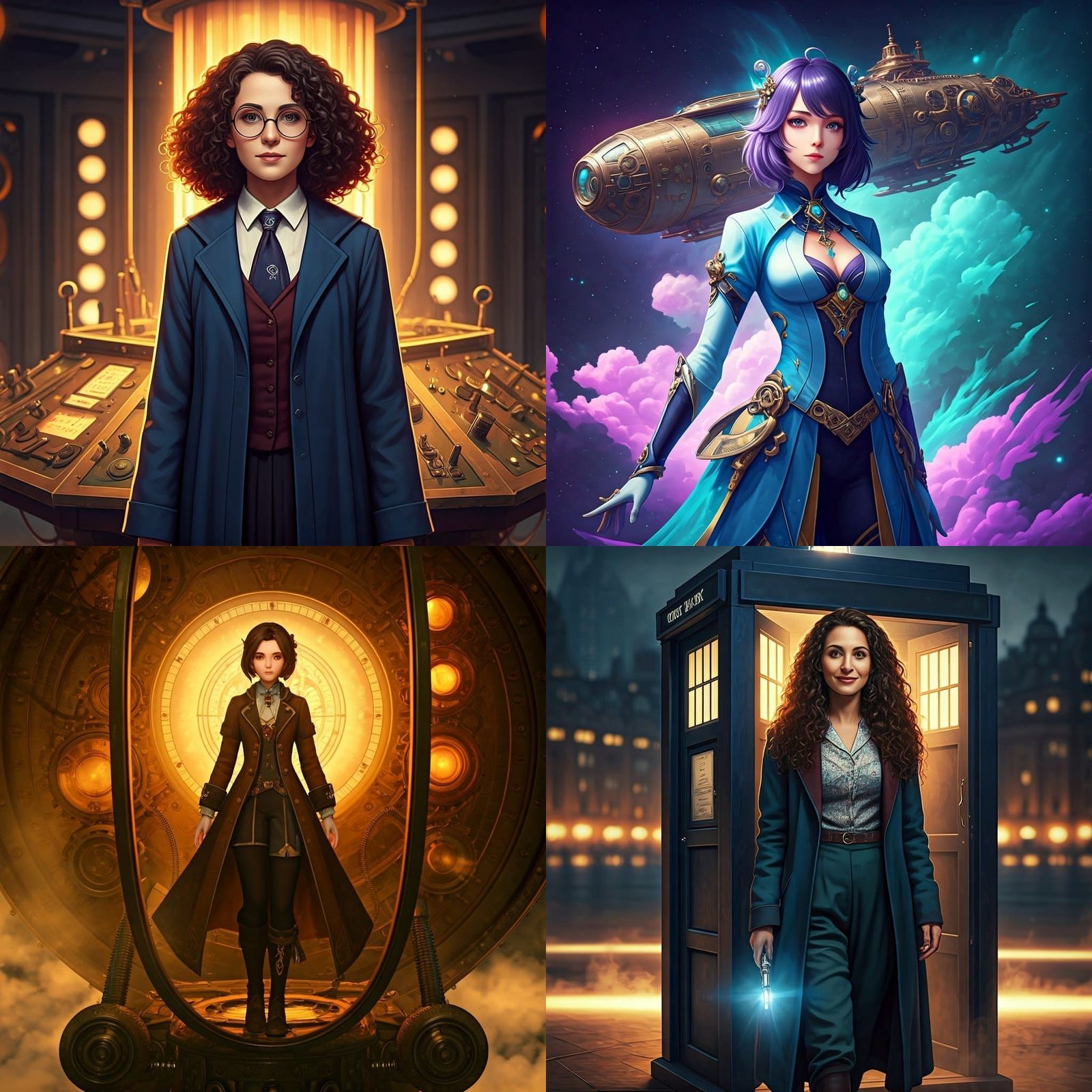 The Next Doctor on Doctor Who in 3D Anime Art