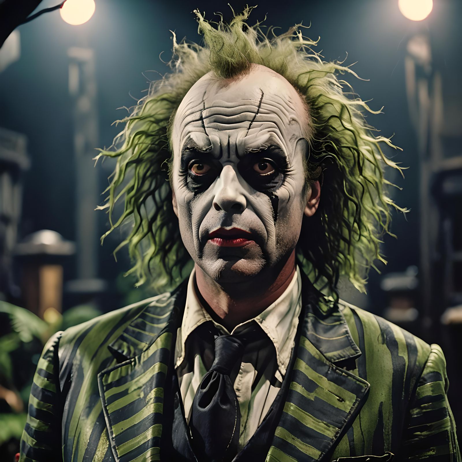 Michael Keaton as Beetlejuice: Cinematic Portrait