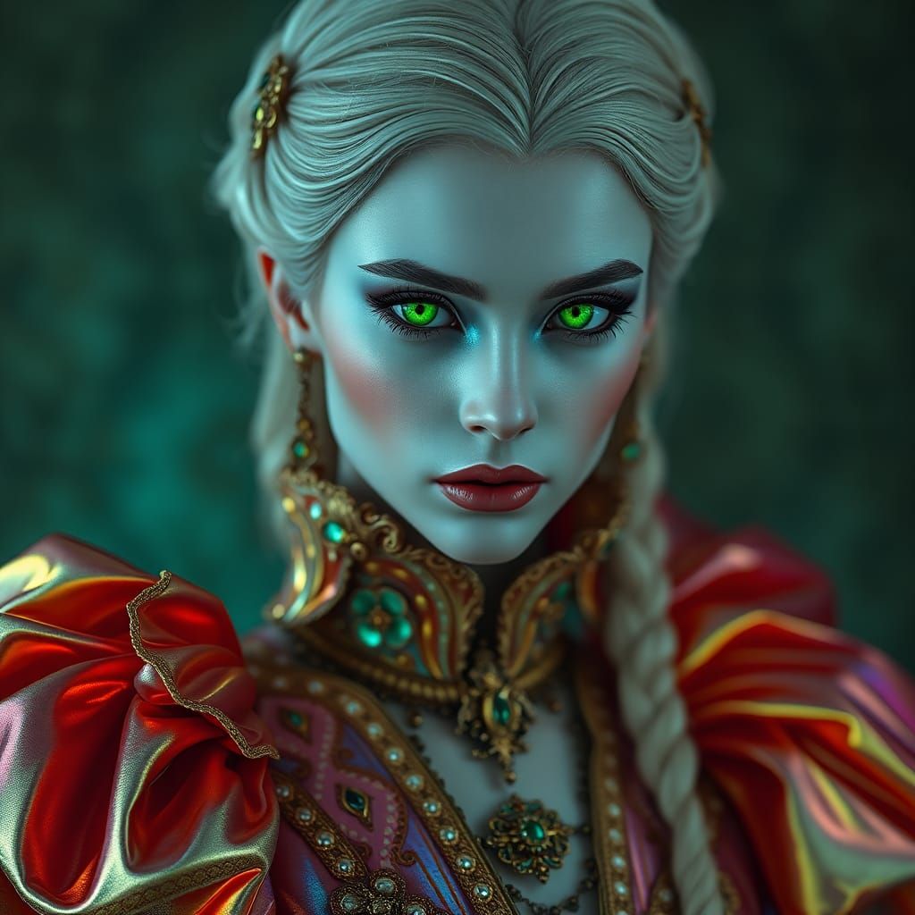 Ethereal Beauty in Opulent Game of Thrones Style