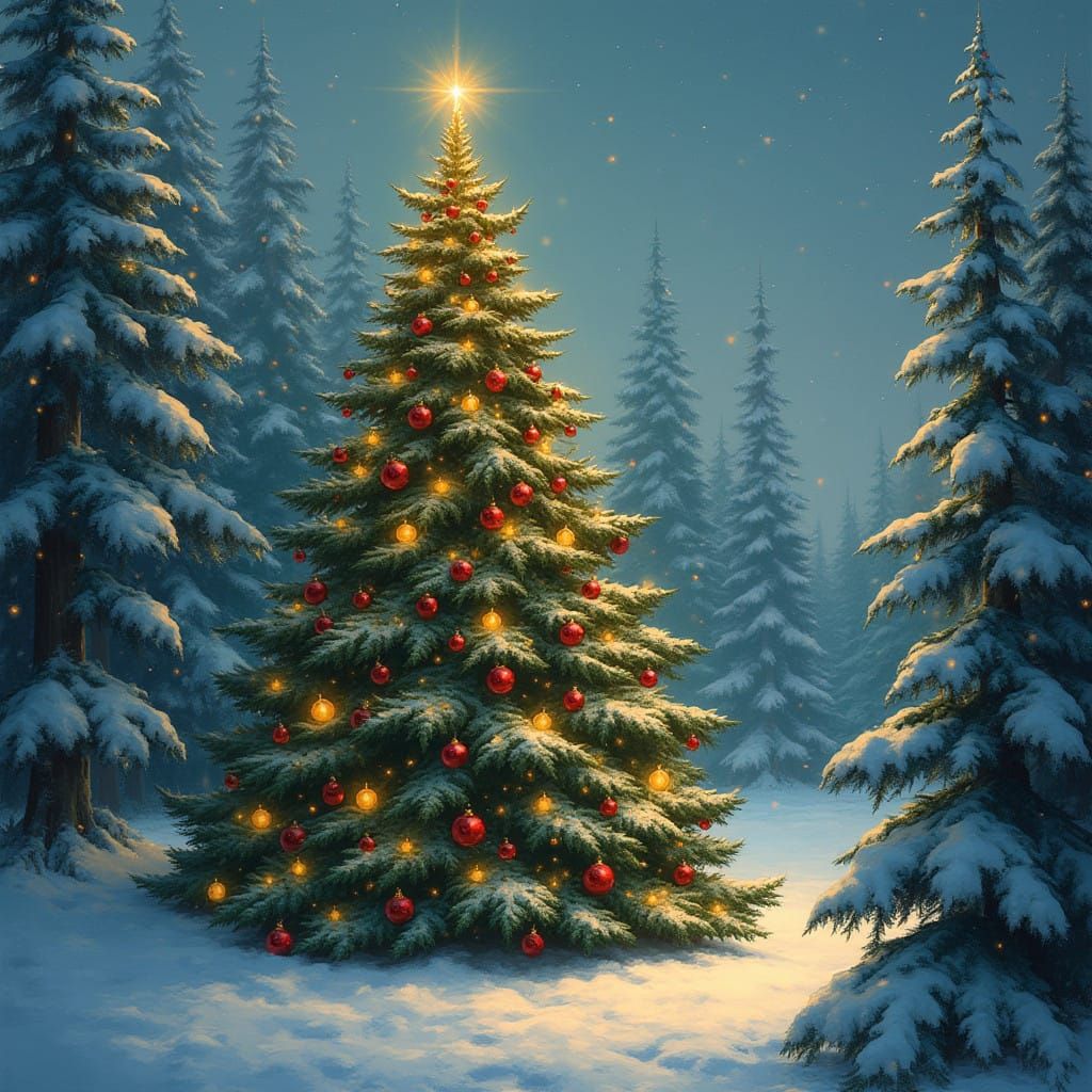 Elegant Christmas Wonderland in Vibrant Jewel Tones