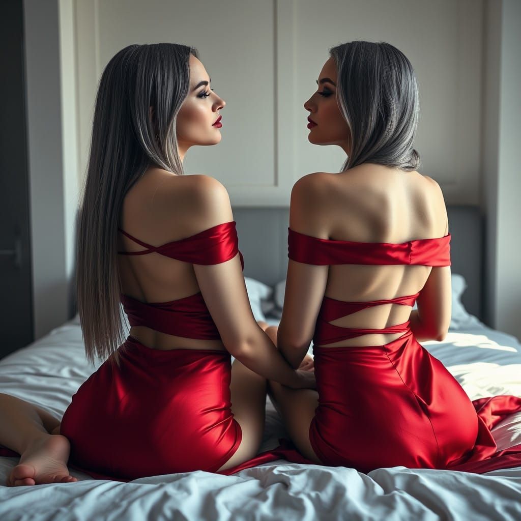 Elegant, Ethereal Women in Dreamlike Interlude