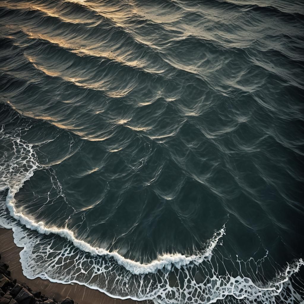 Surreal Ocean Transformation in Hyperrealistic Style