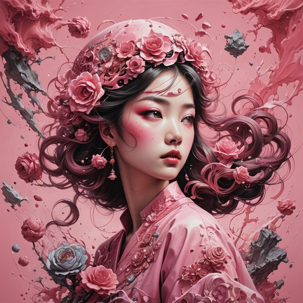 Surreal Fusion: Dreamlike Deliberation in Pink
