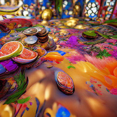 Colorful Detailed Painting in Unreal Engine