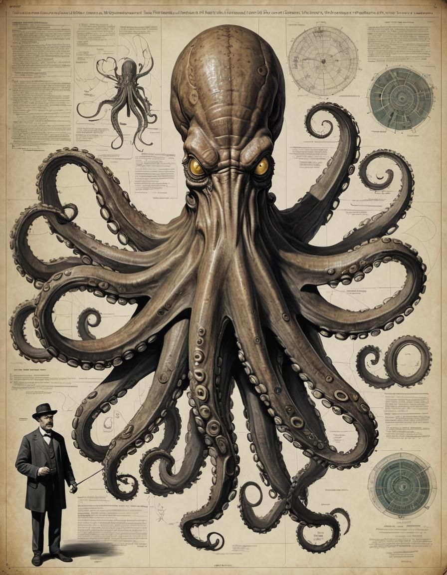 Giant Prehistoric Octopus Compiles Scientific Report