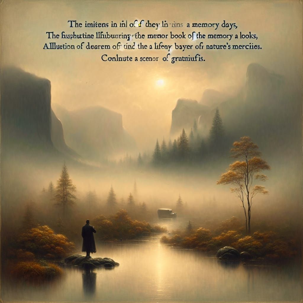 Ethereal Fog: An Oil Painting in Turner's Style