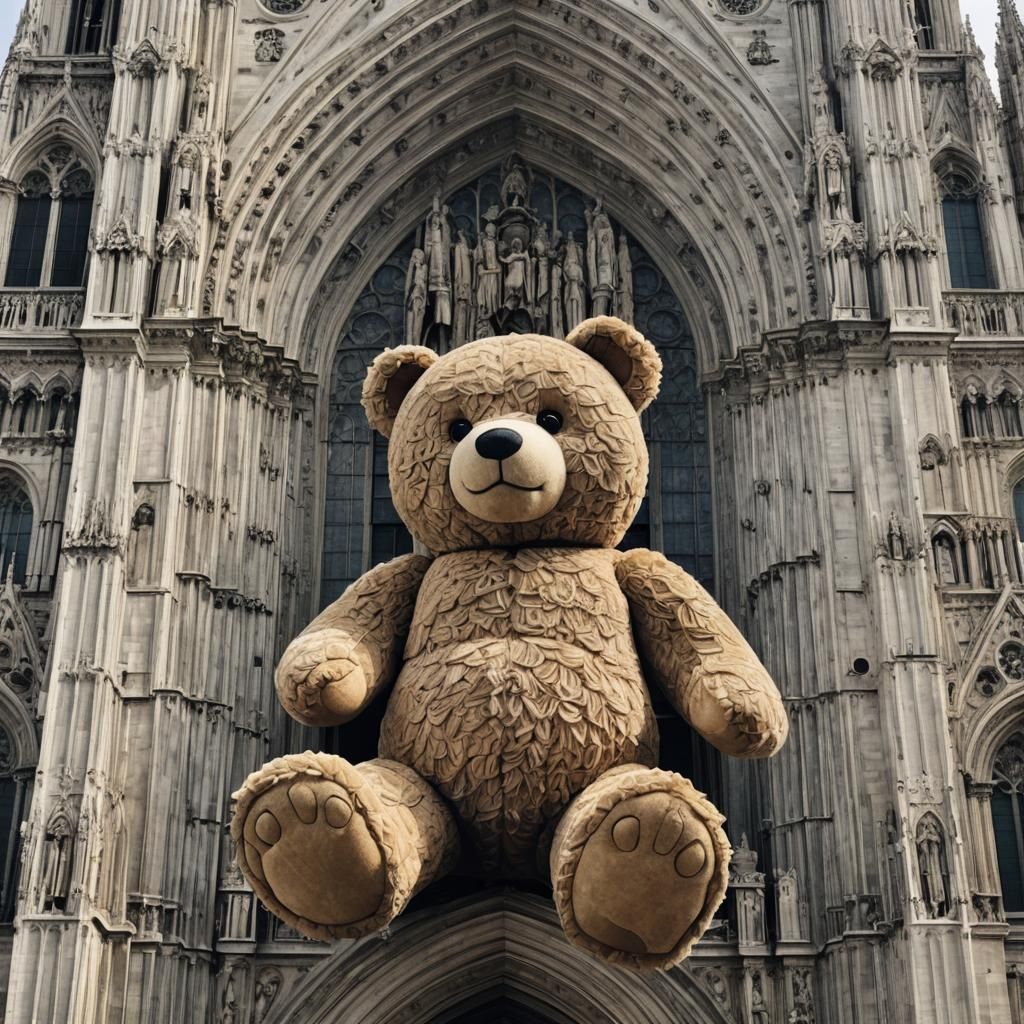 Milan's giant Teddy Bear