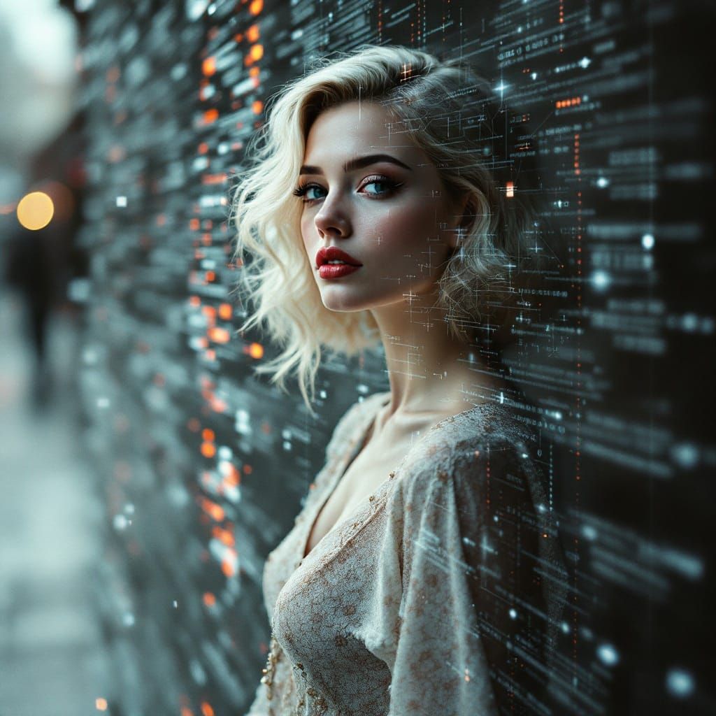 Fractal Glitch: Digital Artifacts Reveal Reality's Code