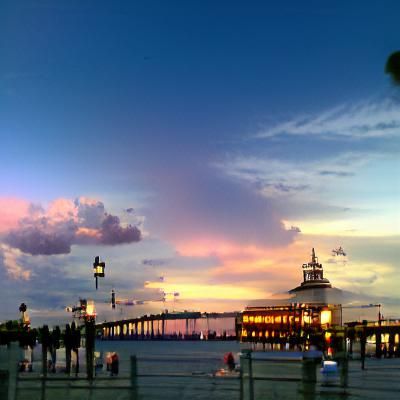 St. Pete Pier at Sunset: Vanilla Sky