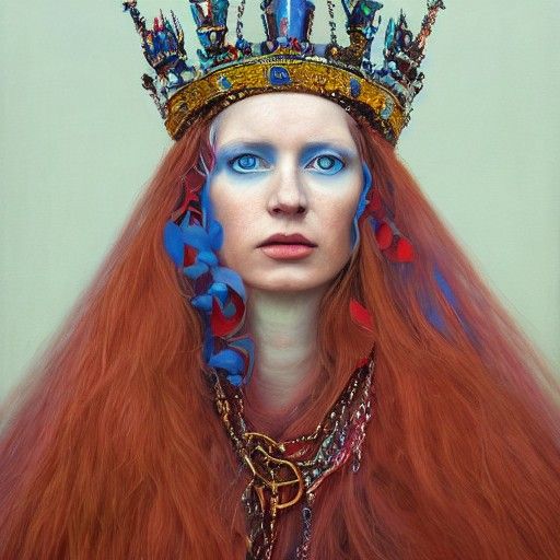 Queen of Ireland: Dystopian Fantasy Portrait