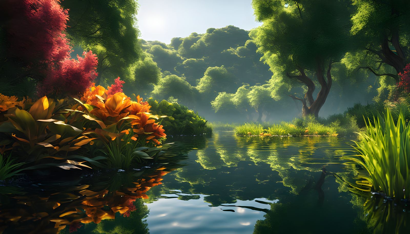 Surreal Waterscape in IMAX CryEngine Render