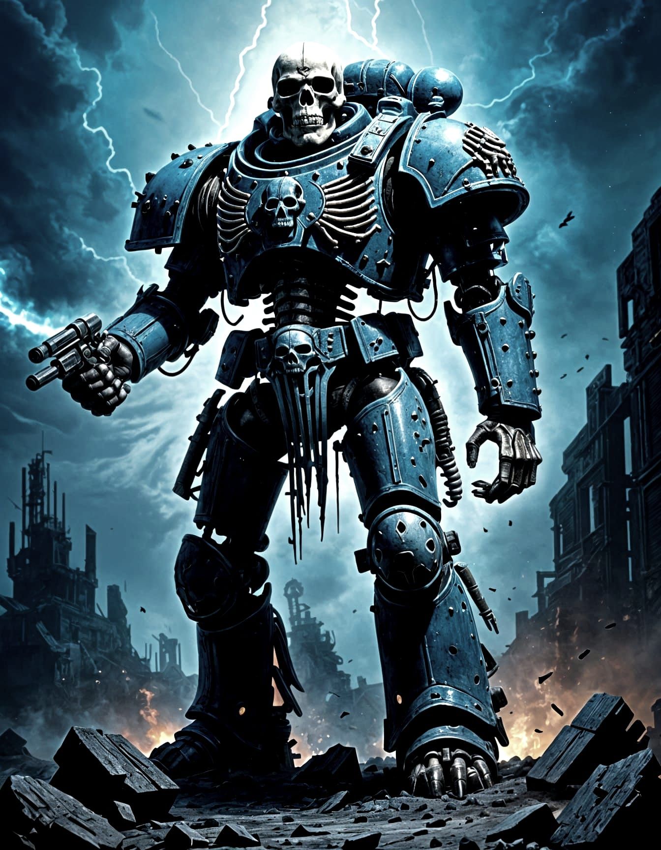 Skeleton Space Marine