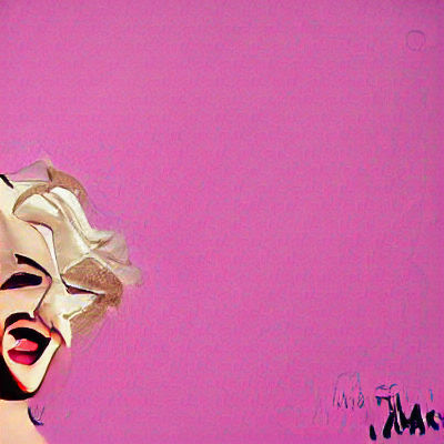 Pop Art Portrait of Marilyn Monroe