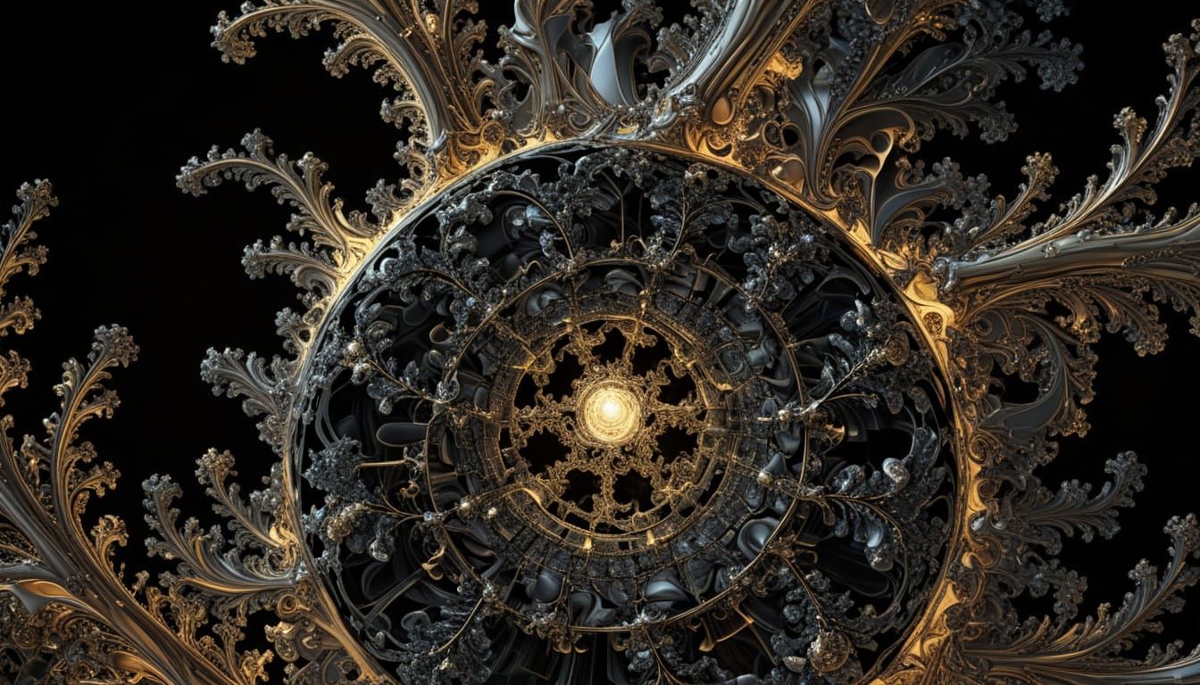 Fractal Universe in Atomic Detail, Photorealistic
