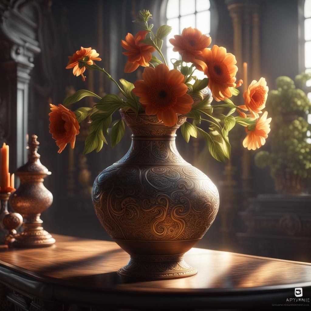 Epic 3D Vase Art in High Definition