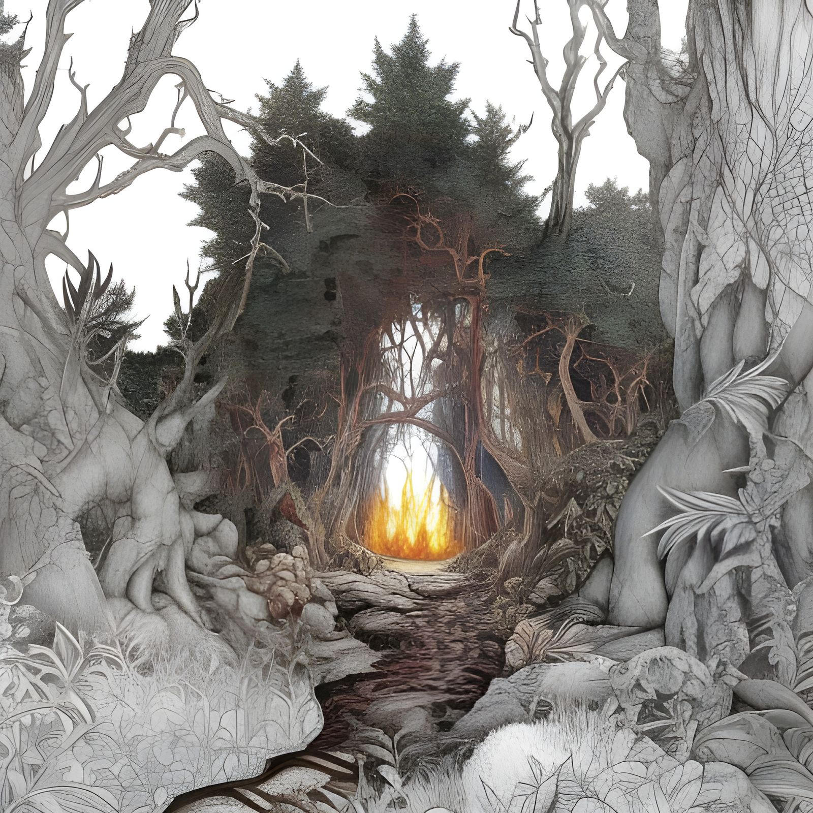 The edge of the Sunless Woods