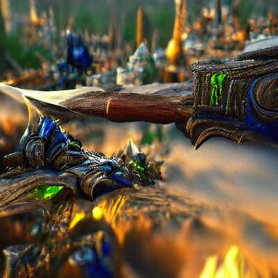 World of Warcraft Inspired Fantasy Scene