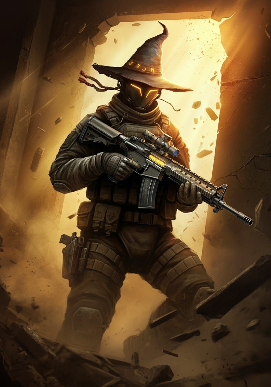 GIGN Spec-Ops Wizard Breaching Door