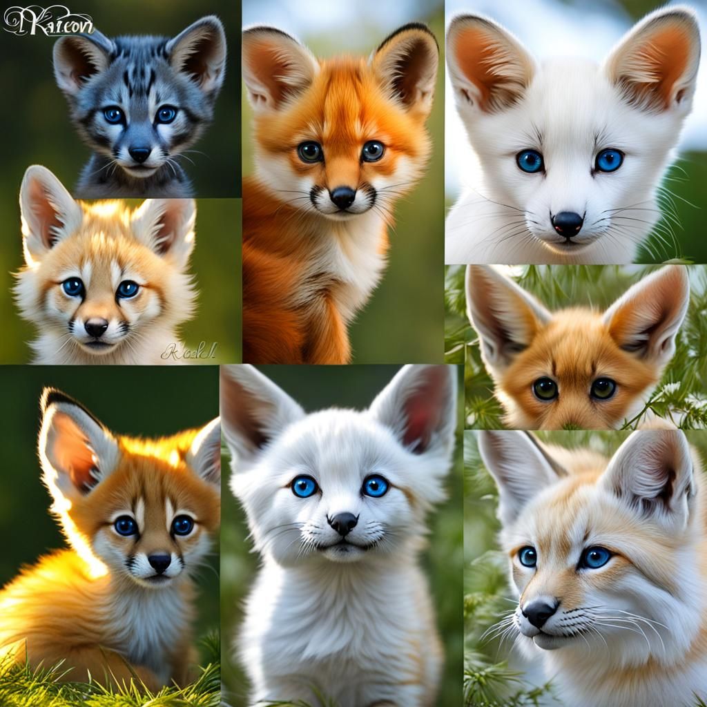 Cute Blue-Eyed Tiger Cub on Christmas Eve