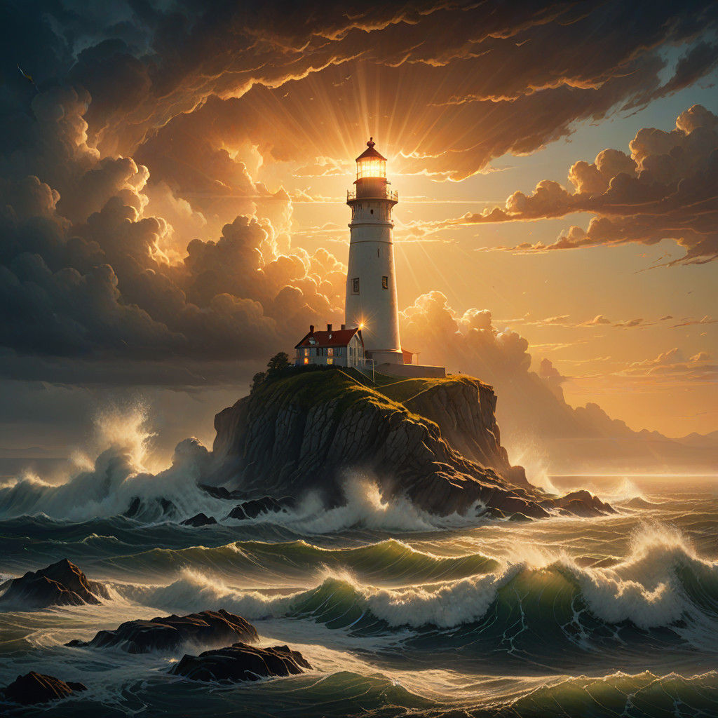 Tillamook Lighthouse and mausoleum