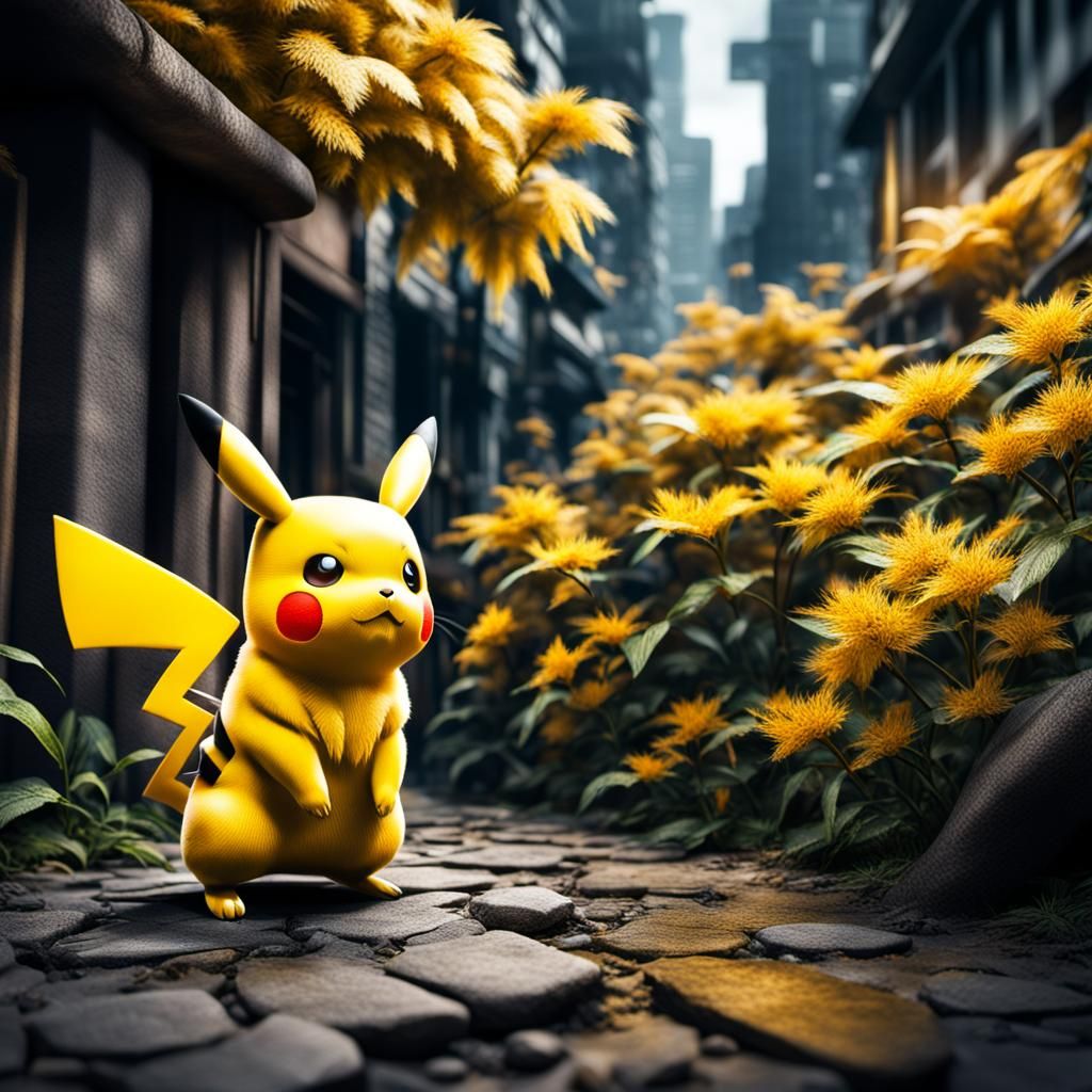 Hyperrealistic Pikachu in High Definition