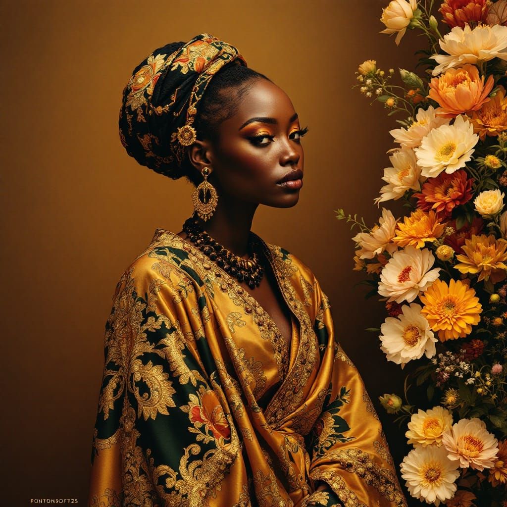 African Royalty in Afrocentric Splendor