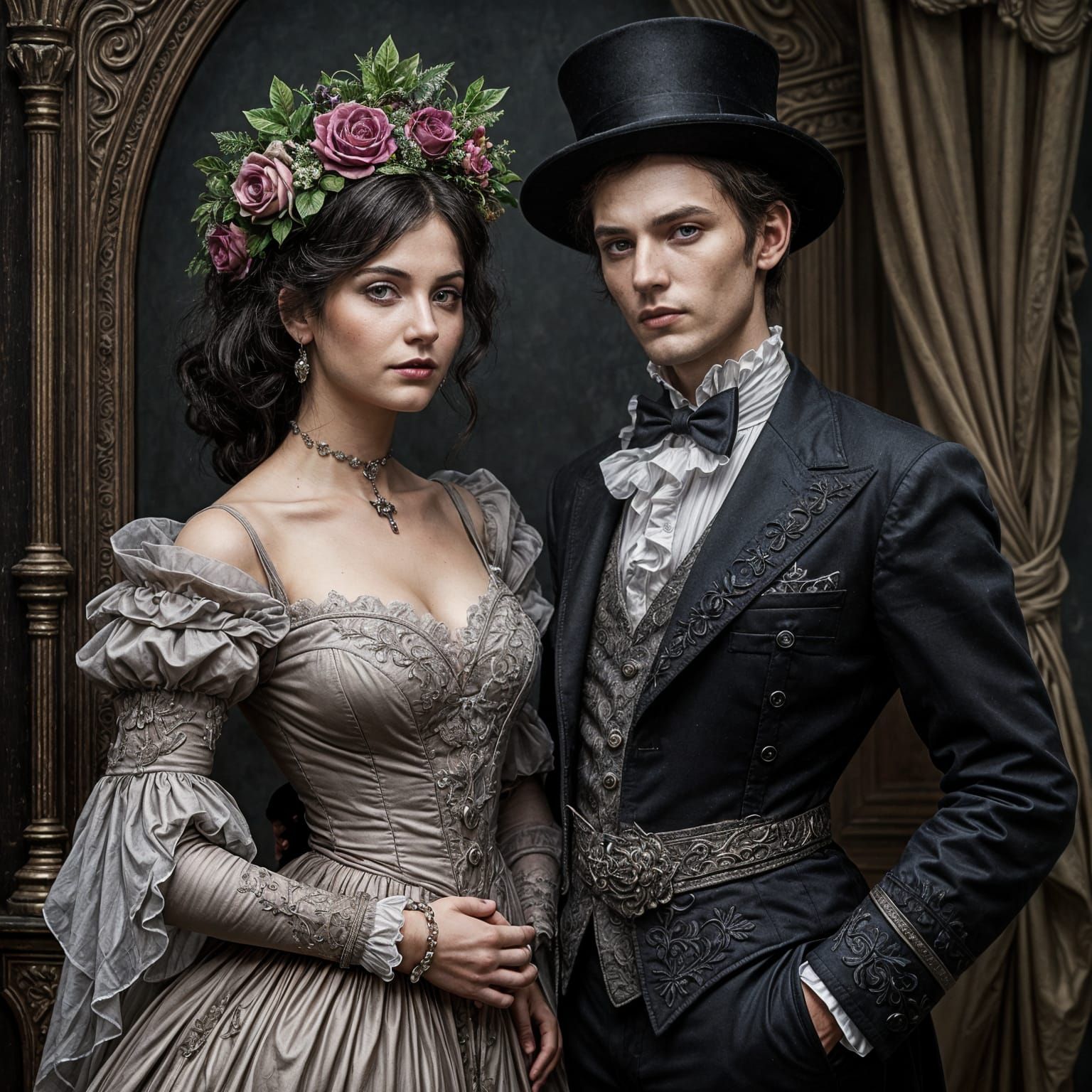 Gothic Couple Portrait