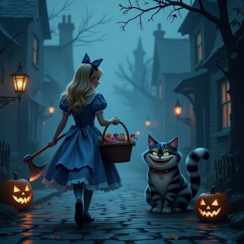 Alice goes trick or treat