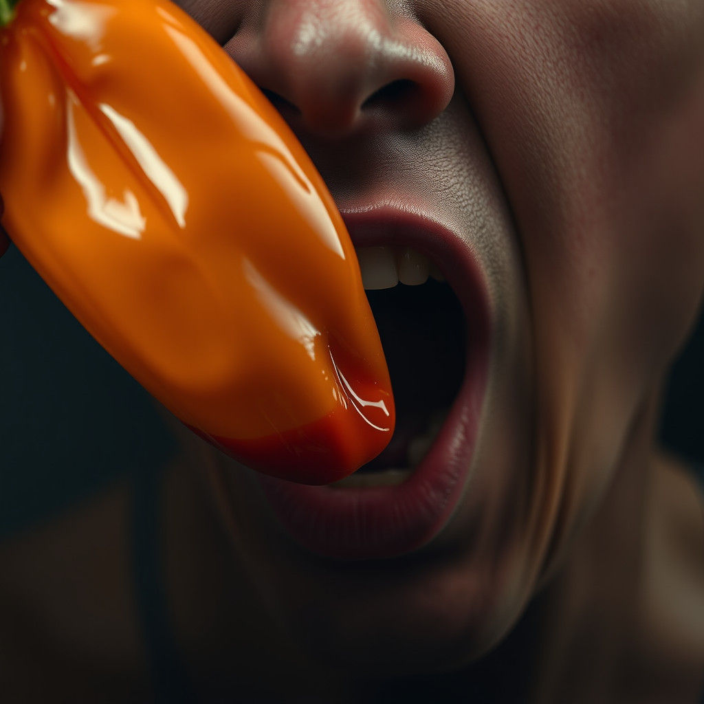 Hyperrealistic Portrait of Saveloy Slap in Dramatic Lighting