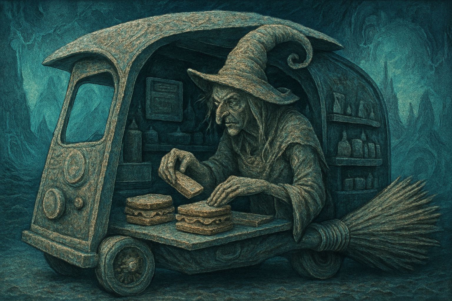 Sand Witch Serves Sandwiches from Broom Food Truck