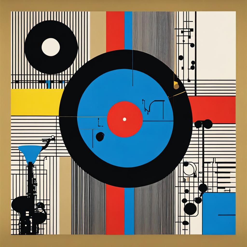 Modernist Free Jazz: Geometric Pop Art in 8K