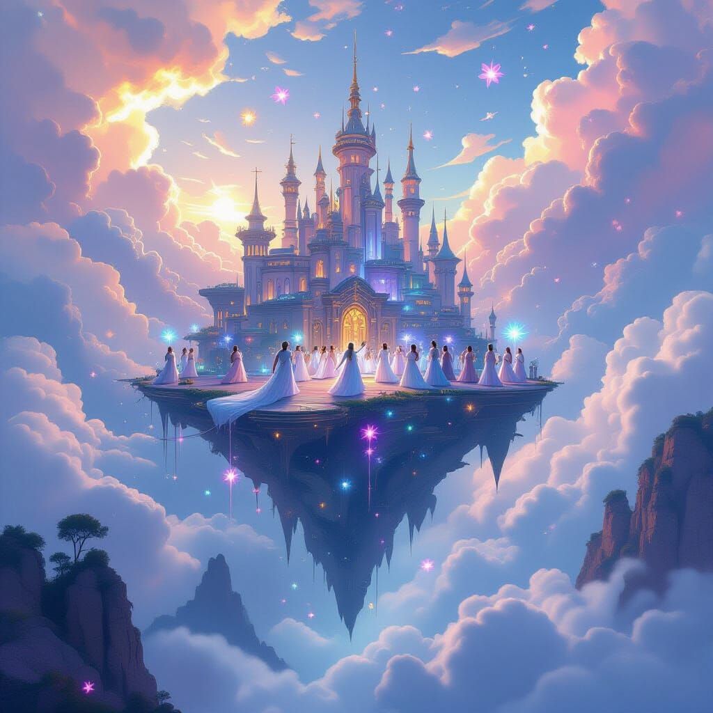 Floating Island City Celebrates Bloom Day with Luminous Flow...