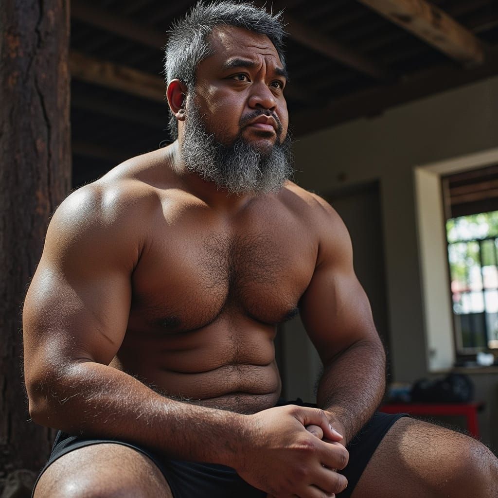 Achilles as Ancient Khmer Warrior Monk