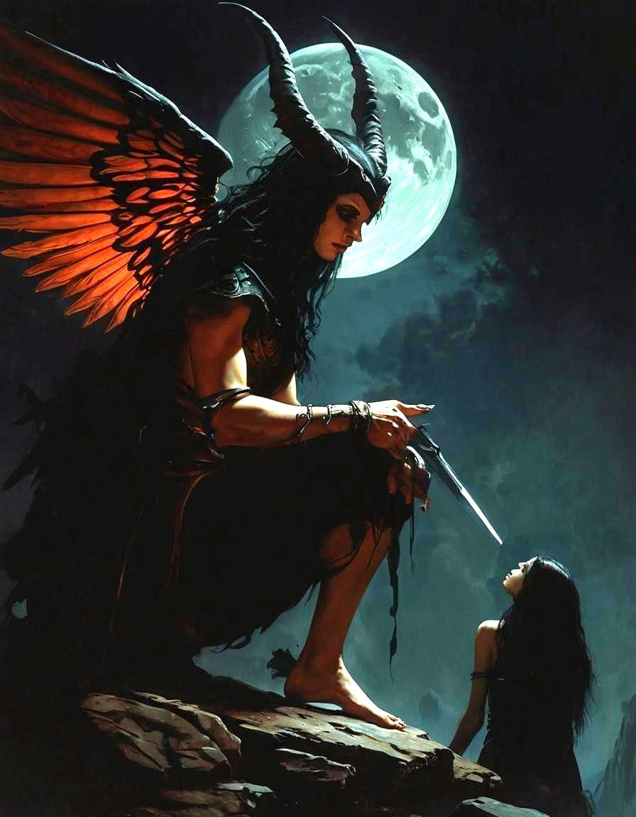 Dramatic Fantasy Art in Cinematic Style