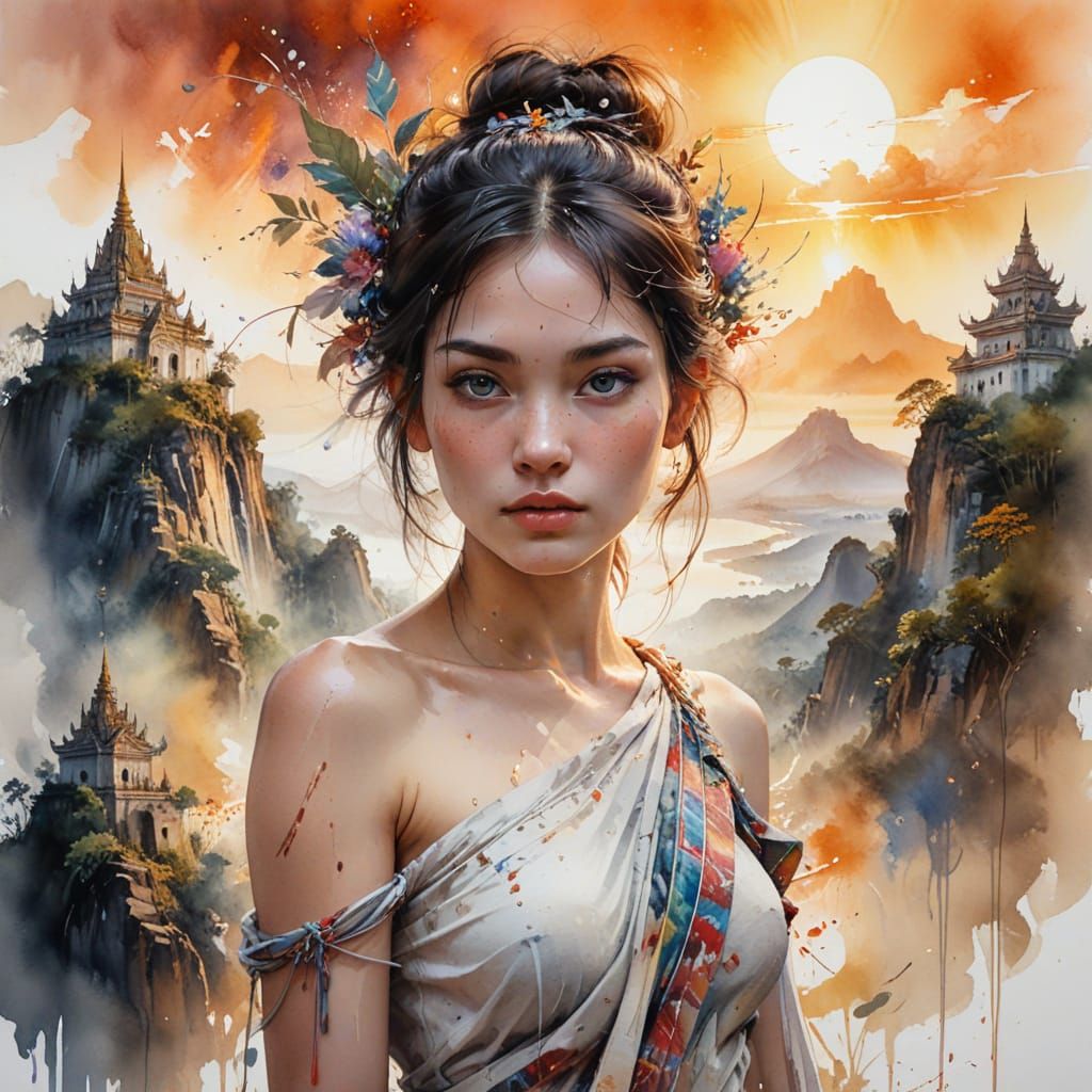 Mount Popa Sunrise: Mystical Myanmar Landscape