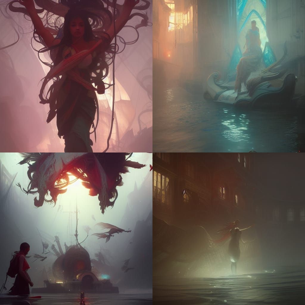 Blood in the Water: Hyperdetailed Concept Art