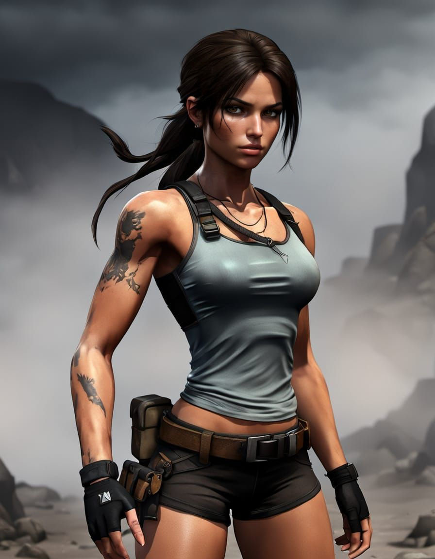 Lara Croft, Tomb Raider: Alluring Explorer in 8k